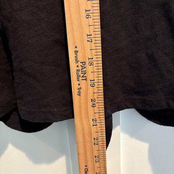 78 & Sunny Women Medium Black Button Front Tie Hem Sleeveless Casual Tank Top - Picture 7 of 11